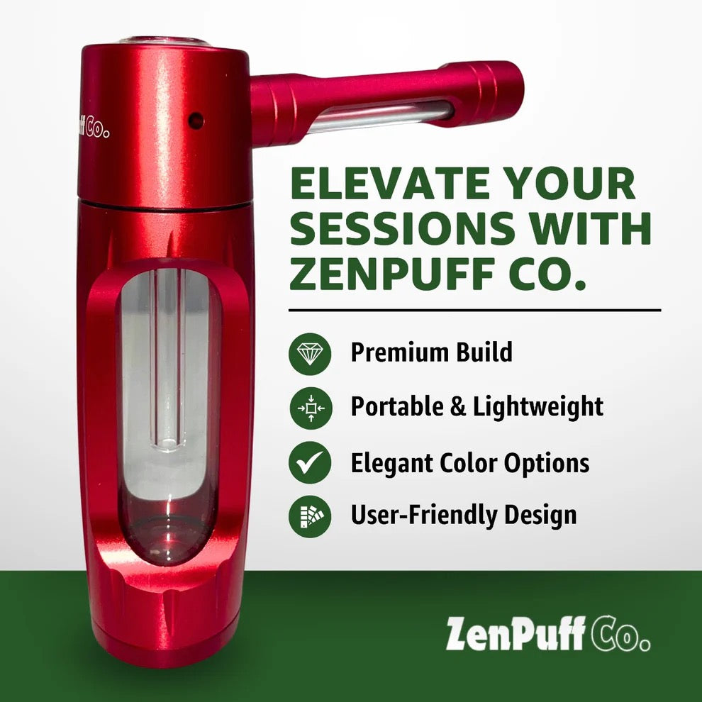 ZenPuff™ Luxury Glass & Aluminum Water Bottle