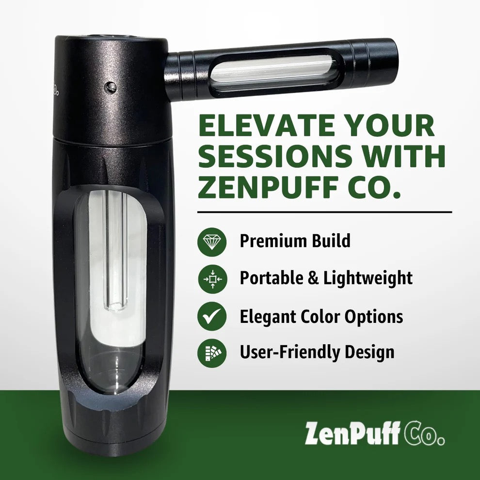 ZenPuff™ Luxury Glass & Aluminum Water Bottle