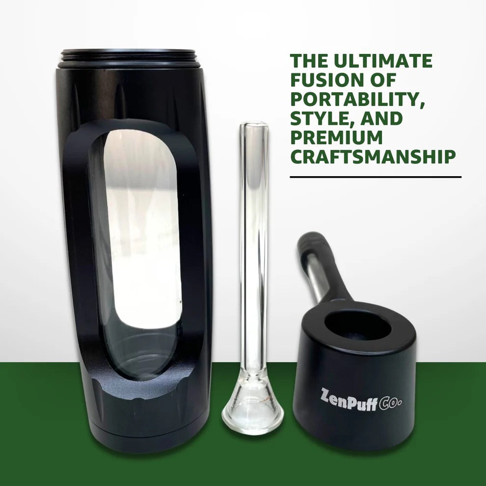 ZenPuff™ Luxury Glass & Aluminum Water Bottle
