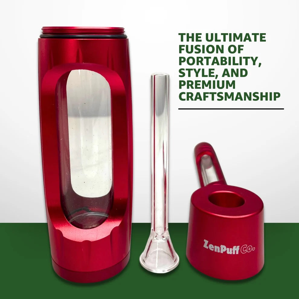 ZenPuff™ Luxury Glass & Aluminum Water Bottle