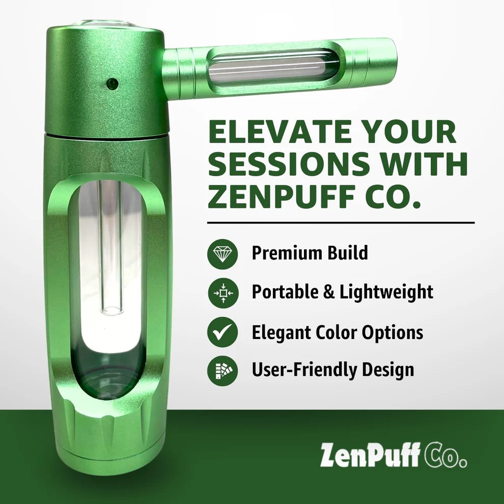 ZenPuff™ Luxury Glass & Aluminum Water Bottle
