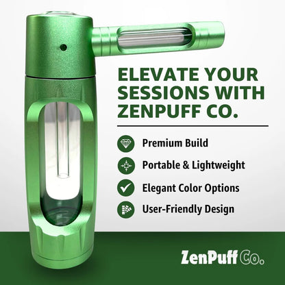 ZenPuff™ Luxury Glass & Aluminum Water Bottle
