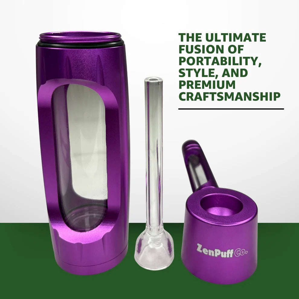 ZenPuff™ Luxury Glass & Aluminum Water Bottle