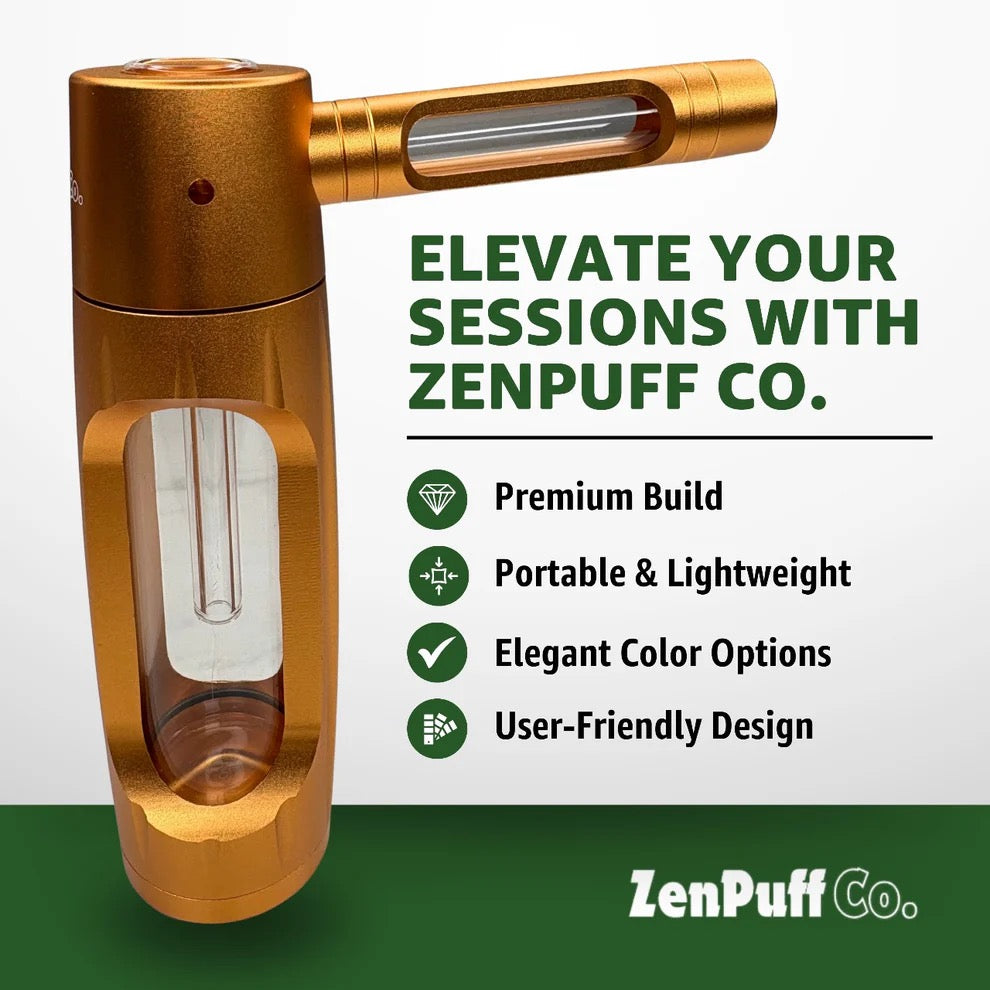 ZenPuff™ Luxury Glass & Aluminum Water Bottle